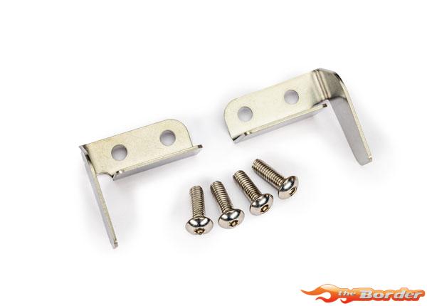Traxxas Trim tab & turn fin (left & right)/ 4x12mm BCS (stainless) (4) 10630