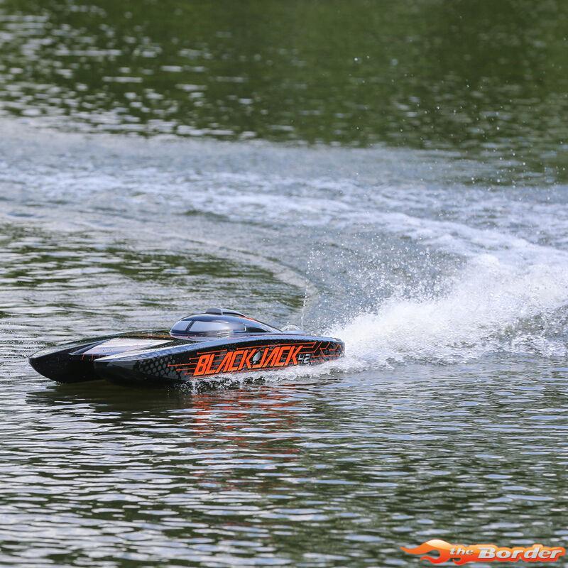 Proboat Blackjack 8S Catamaran Brushless RTR Zwart/Oranje 8043T1 - Afbeelding 10