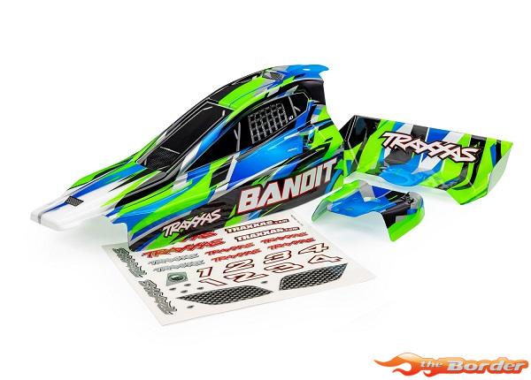 Traxxas Body, Bandit, green/ wing (Painted) 2430-GRN