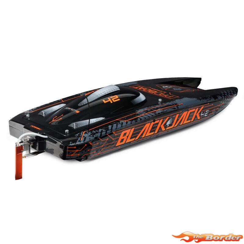 Proboat Blackjack 8S Catamaran Brushless RTR Zwart/Oranje 8043T1 - Afbeelding 3