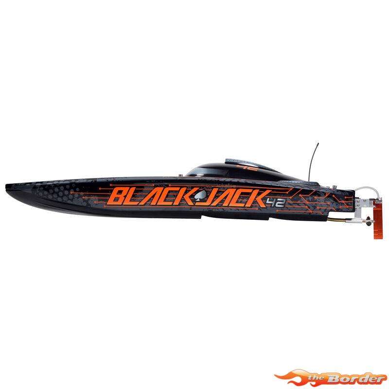 Proboat Blackjack 8S Catamaran Brushless RTR Zwart/Oranje 8043T1 - Afbeelding 4