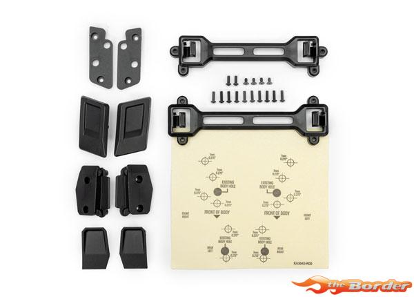 Traxxas Body conversion kit, Slash 2WD/Slash 4X4 (includes front & rear latch mounts, latches, hardware clipless mounting) 6934