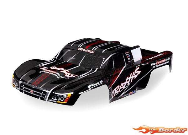Traxxas Body, 1/16 Slash 4X4, Black (Painted) 7027-BLK