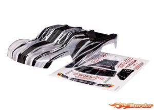 Traxxas Body, 1/16 Slash 4X4, ProGraphix (graphics are printed, requires paint & final color application)/ decal sheet 7027X