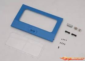FMS Rear Window (Blue) V2 - 1/10 Toyota FJ40 FMSC3362