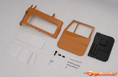 FMS Left Door And Window (Yellow) V2 - 1/10 Toyota FJ40 FMSC3364
