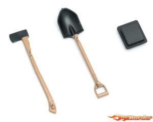 FMS 1/24 Land Rover Discovery Axe And Shovel Set - FCX24M FMSC3470