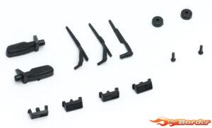 FMS 1/24 Land Rover Discovery Rearview Mirror , Wiper ,And Handl - FCX24M FMSC3475