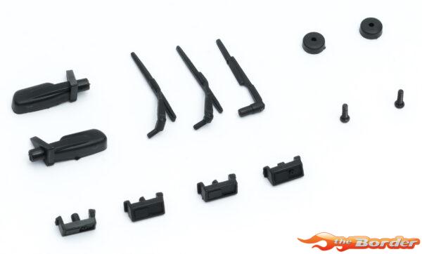 FMS 1/24 Land Rover Discovery Rearview Mirror , Wiper ,And Handl - FCX24M FMSC3475