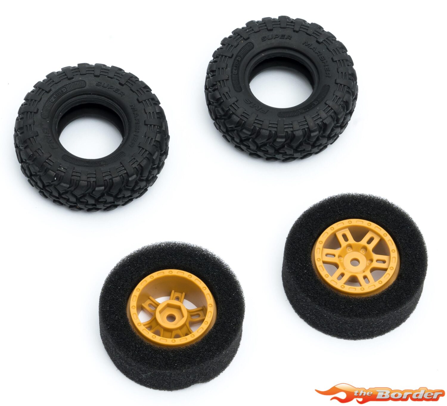 FMS 1/24 Land Rover D110 Wheel Assembly Set - FCX24M FMSC3482