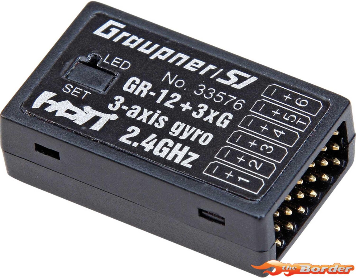 Graupner GR-12 + 3Xg HoTT- 2.4 Ghz Receiver GRA33576