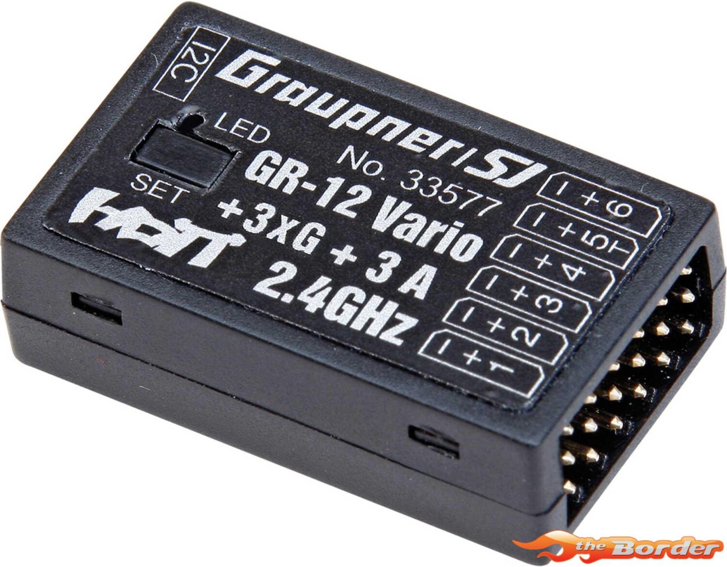 Graupner GR-12 + 3Xg + Vario HoTT- 2.4 Ghz Receiver GRA33577