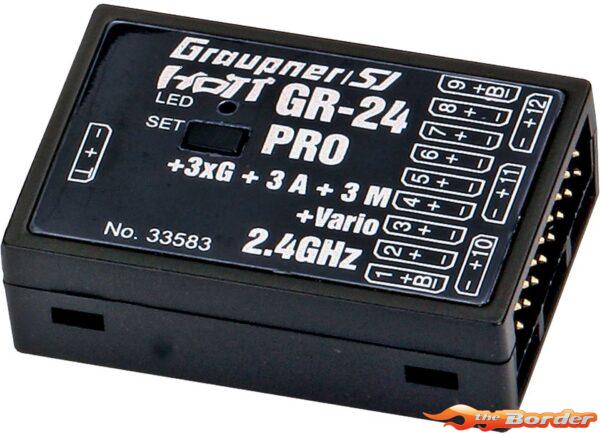 Graupner GR-24 Pro +3Xg +3A + 3M + Vario HoTT- 2.4 Ghz Receiver GRA33583