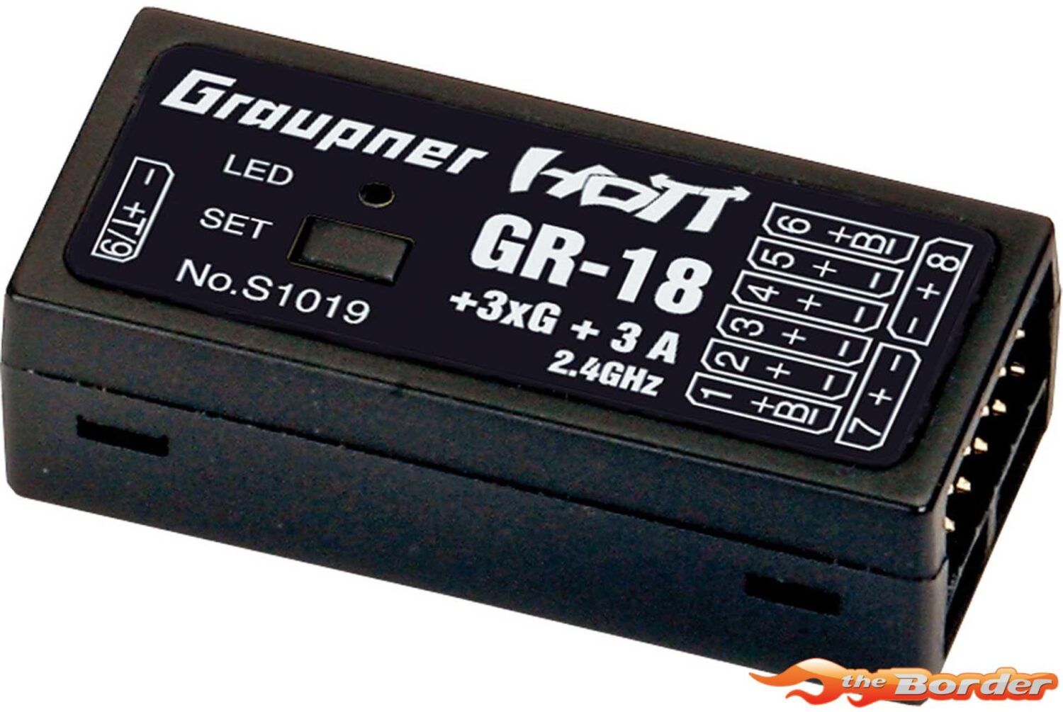 Graupner GR-18 + 3Xg + 3A HoTT - 2.4 Ghz Receiver GRAS1019