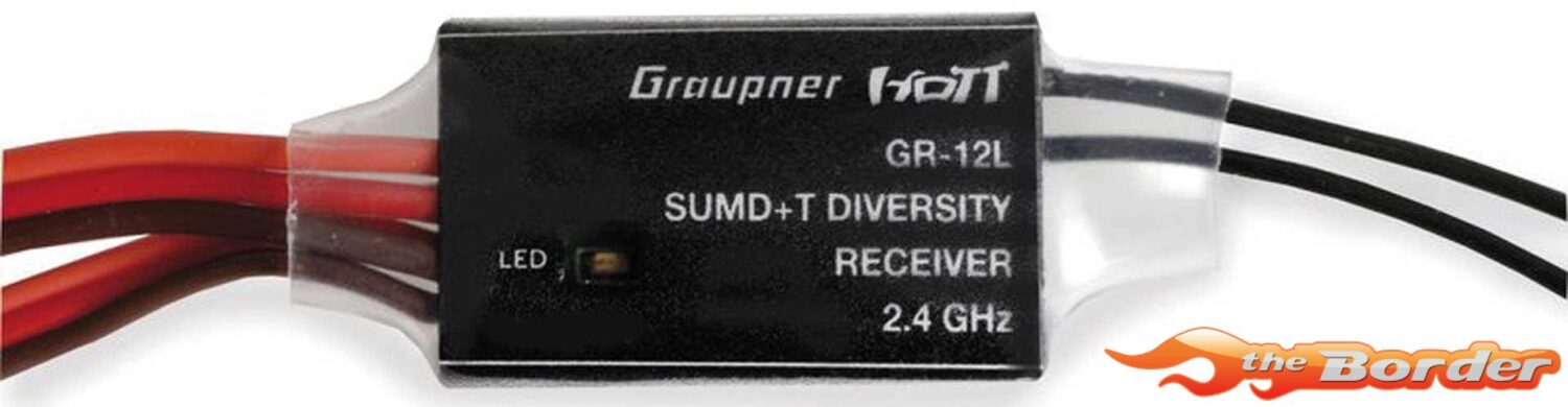 Graupner GR-12L Sumd+T 2 Antennas 2.4 Ghz Receiver GRAS1051