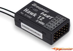 Graupner Hawk 12 HoTT - 2.4 Ghz Receiver GRAS1052