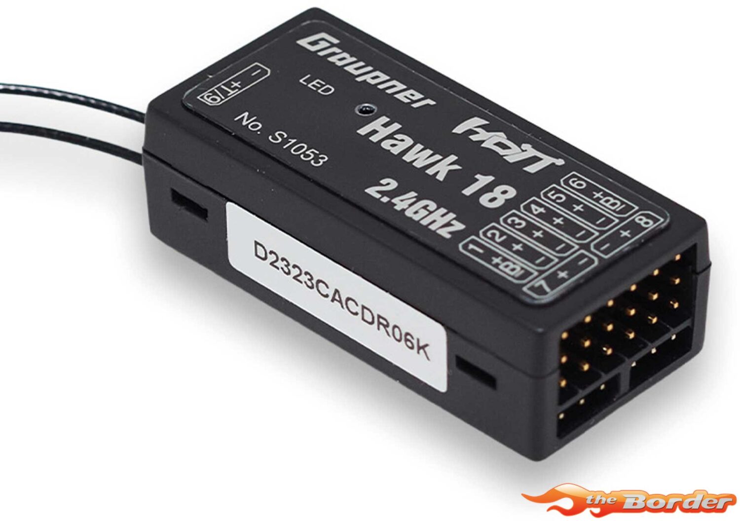 Graupner Hawk 18 HoTT - 2.4 Ghz Receiver GRAS1053