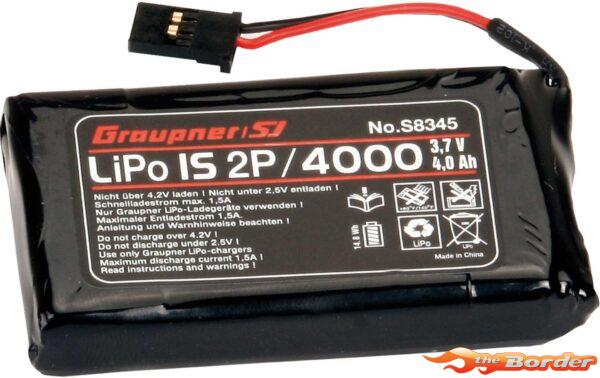 Graupner Transmitter Battery LiPo 1S2P/4000 Tx GRAS8345.1