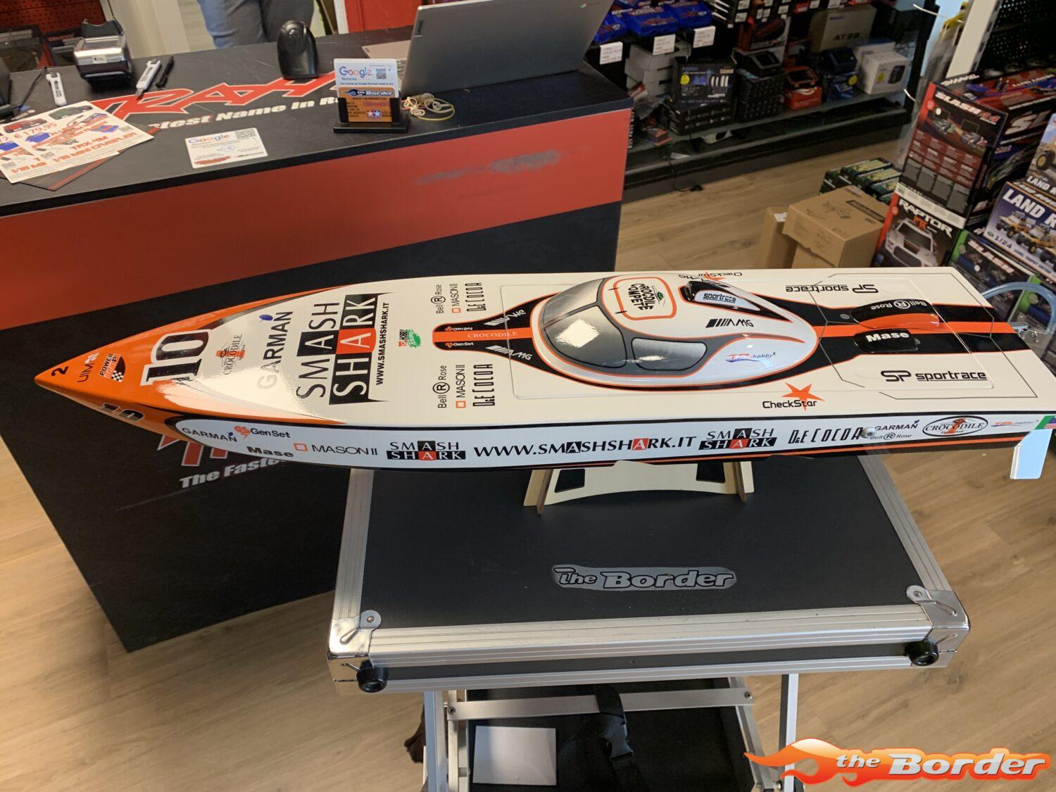 TFL 1125Smash Shark P1 Racing Fiberglass Brushless Boat ARTR - Afbeelding 10
