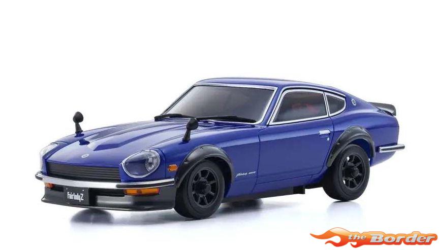 Kyosho Mini-Z AWD Nissan Fairlady 240Z-L Tuned Metallic Blue 32645MB - Afbeelding 3