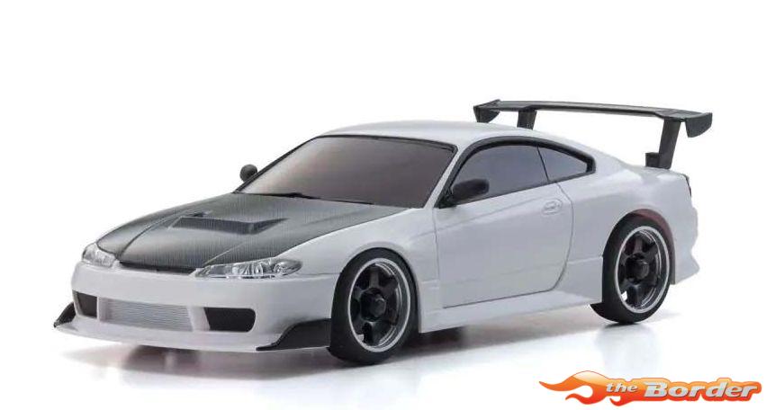 Kyosho Mini-Z AWD Nissan Silvia S15 GT Wing White 32647W - Afbeelding 3