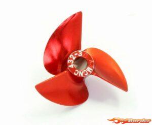 Kyosho Metal Boat Propeller D32xP1.4 three Blades (D4.0) BPMC432-3B