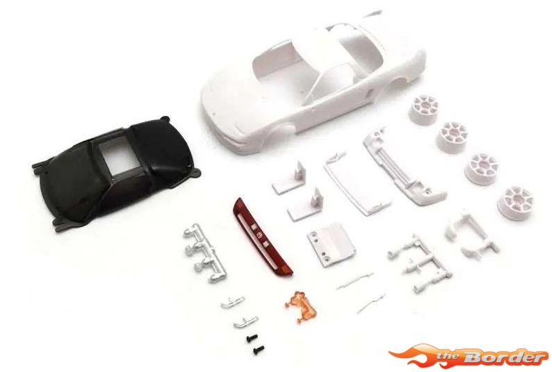 Kyosho Mini-Z Body Set Honda NSX + 2WD Rims (White Body) MZN220