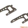Kyosho Front Side Plate Set Optima Pro (2) Gun Metal OT214GM - Afbeelding 2