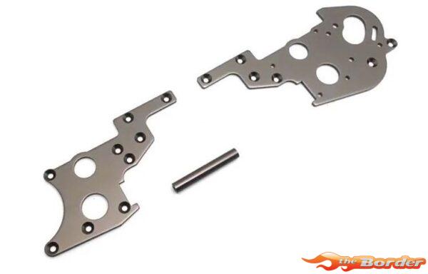 Kyosho Rear Side Plate Set Optima Pro Gun Metal OT215GM
