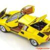Kyosho 1/18 Lamborghini Countach LP5000 Quattrovalvove Yellow 8320Y - Afbeelding 5