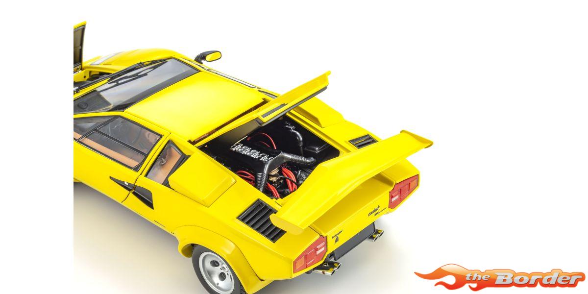 Kyosho 1/18 Lamborghini Countach LP5000 Quattrovalvove Yellow 8320Y - Afbeelding 6