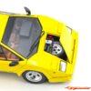 Kyosho 1/18 Lamborghini Countach LP5000 Quattrovalvove Yellow 8320Y - Afbeelding 7