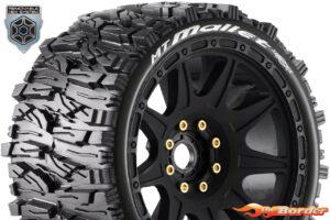 LouiseRC MFT MT-Mallet 1/8 Monster Truck Tyres (Removable 17mm Hex, 0" & 1/2" Offset) LR-T3355SB