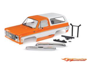 Traxxas Body, Chevrolet Blazer (1979), complete (orange) (includes grille, side mirrors, door handles, windshield wipers, front & rear bumper, decals, clipless mounting) (requires #8072X inner fenders) 8126-ORNG