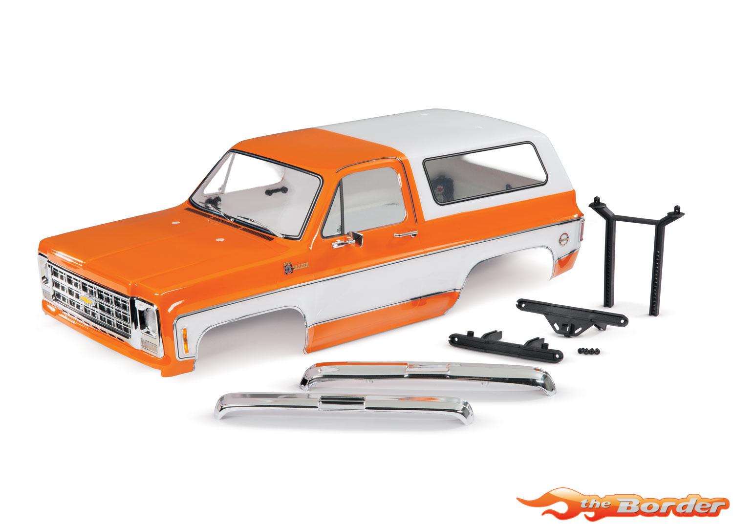 Traxxas Body, Chevrolet Blazer (1979), complete (orange) (includes grille, side mirrors, door handles, windshield wipers, front & rear bumper, decals, clipless mounting) (requires #8072X inner fenders) 8126-ORNG