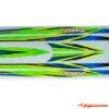 Traxxas Decal set, hull (green) (waterproof Disruptor) 10698-GRN