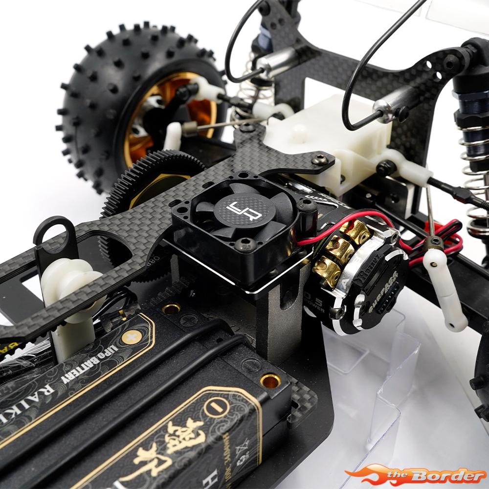 Yeah Racing Alu Center Cap Holder w/Fan for Yokomo 870C Super Dog Fighter YKDF-010BK - Afbeelding 5