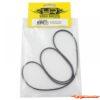 Yeah Racing Drive Belt Set for Yokomo 870C Super Dog Fighter YZ10 2023 YKDF-008BK - Afbeelding 3