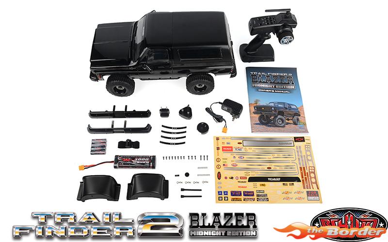 RC4WD Trail Finder 2 LWB RTR w/Chevrolet Blazer Hard Bodyset (Midnight Edition) RC4ZRTR0068 - Afbeelding 14