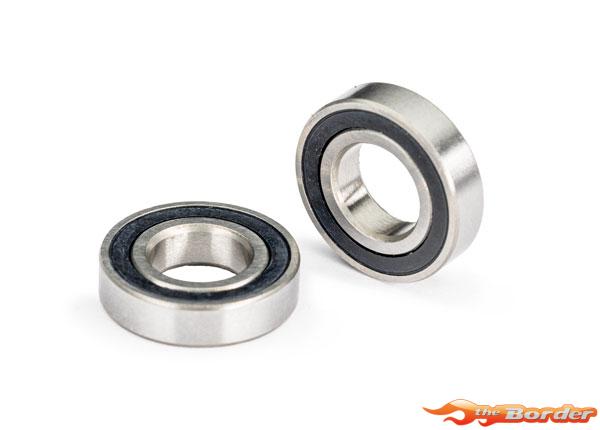 Traxxas Ball bearings, black rubber sealed (7x14x3.5mm) (2) 10719