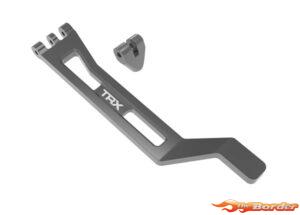 Traxxas Battery hold-down, hold-down post (gray-anodized 6061-T6 aluminum) 10726-GRAY