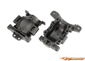 Traxxas Bulkhead, rear (upper & lower) 10729