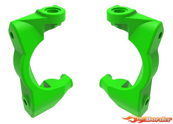 Traxxas Caster Blocks (C-Hubs), Left & Right (Green) 10732-GRN