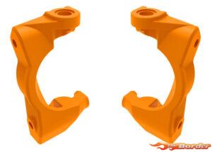 Traxxas Caster Blocks (C-Hubs), Left & Right (Orange) 10732-ORNG