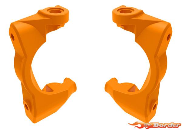 Traxxas Caster Blocks (C-Hubs), Left & Right (Orange) 10732-ORNG