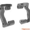 Traxxas Caster blocks (c-hubs), 6061-T6 aluminum (gray-anodized), left & right 10733-GRAY - Afbeelding 2