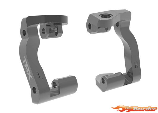 Traxxas Caster blocks (c-hubs), 6061-T6 aluminum (gray-anodized), left & right 10733-GRAY - Afbeelding 2