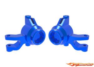 Traxxas Steering blocks, 6061-T6 aluminum (blue-anodized) (left & right) 10734-BLUE