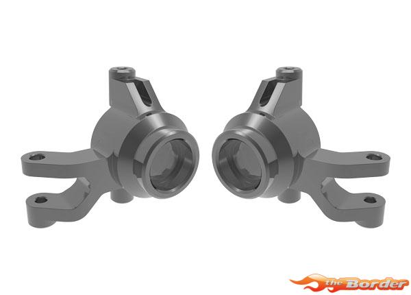 Traxxas Steering blocks, 6061-T6 aluminum (gray-anodized) (left & right) 10734-GRAY - Afbeelding 3