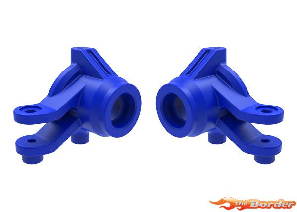 Traxxas Steering Blocks, Left & Right (Blue) 10736-BLUE